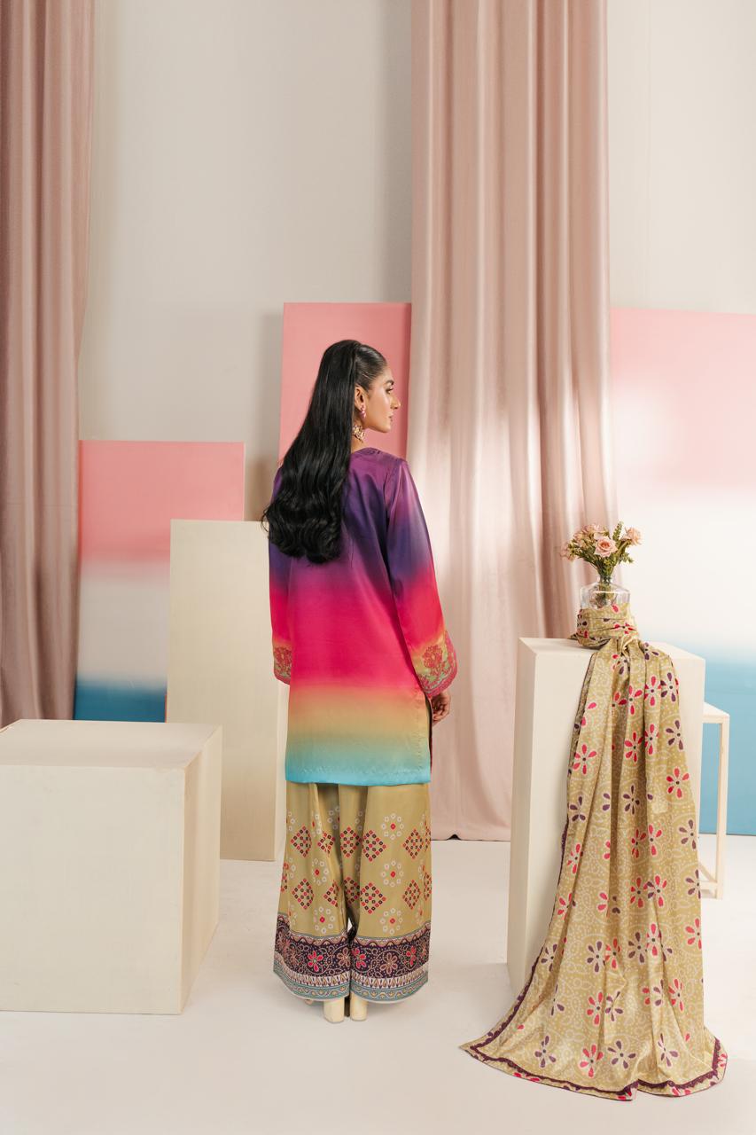 Stylish embroidered outfit for formal and casual wear