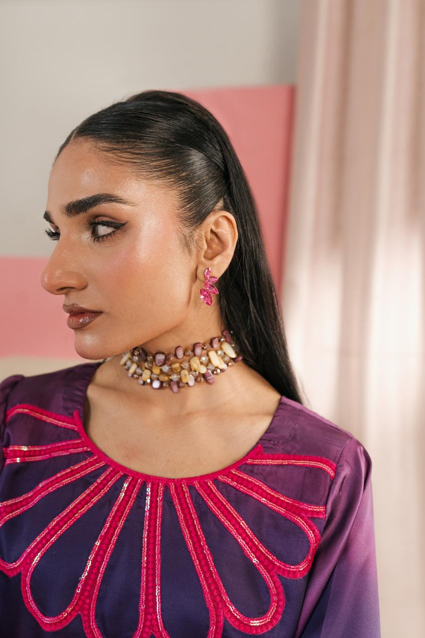 Stylish embroidered outfit for formal and casual wear