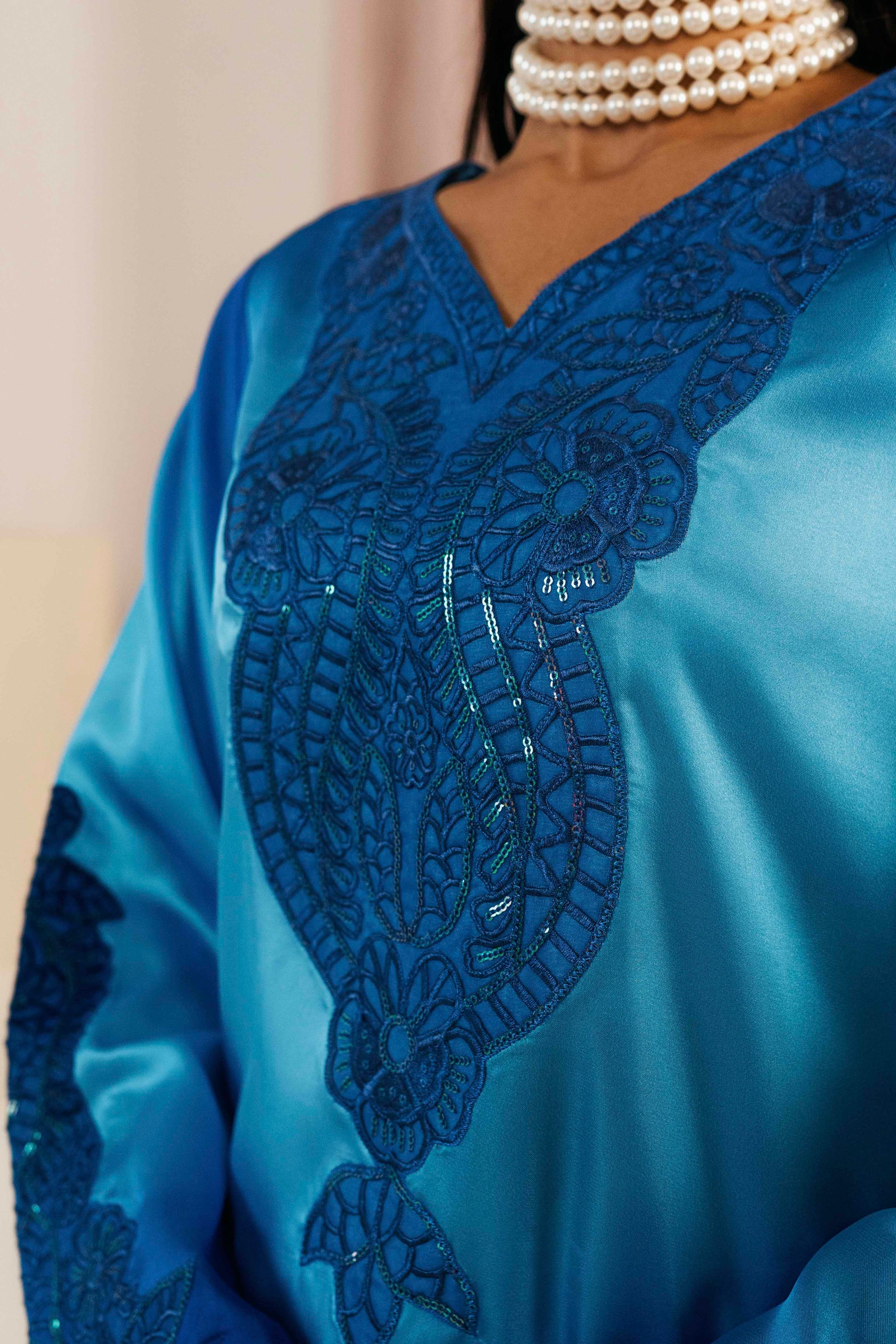 Handcrafted embroidered suit for an elegant look