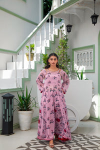 Soft casual dress for ladies with floral print