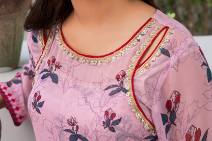Soft casual dress for ladies with floral print

