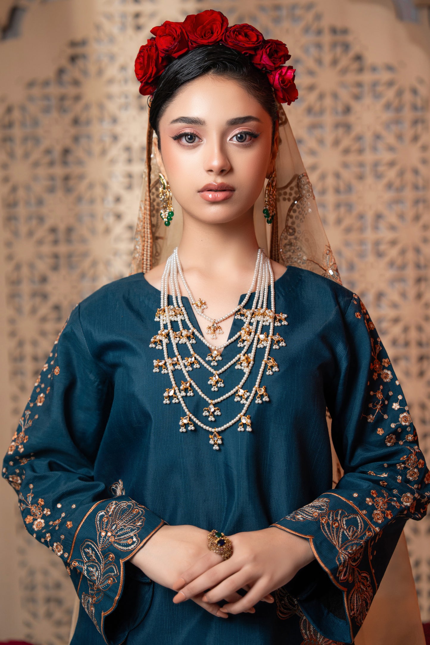 Neelam Embellished Raw Silk 3PC Suit with Organza Dupatta