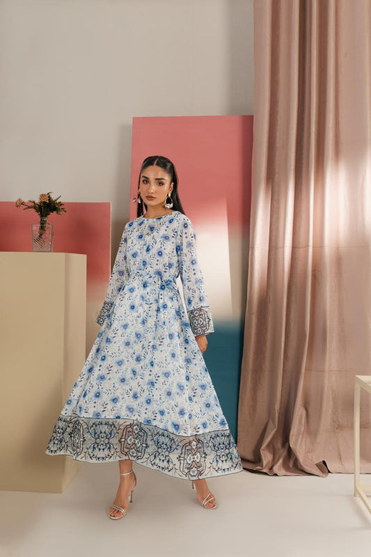 Chic embroidered ladies suit in premium quality fabric