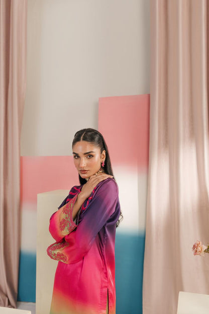 Stylish embroidered outfit for formal and casual wear

