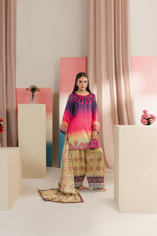Stylish embroidered outfit for formal and casual wear
