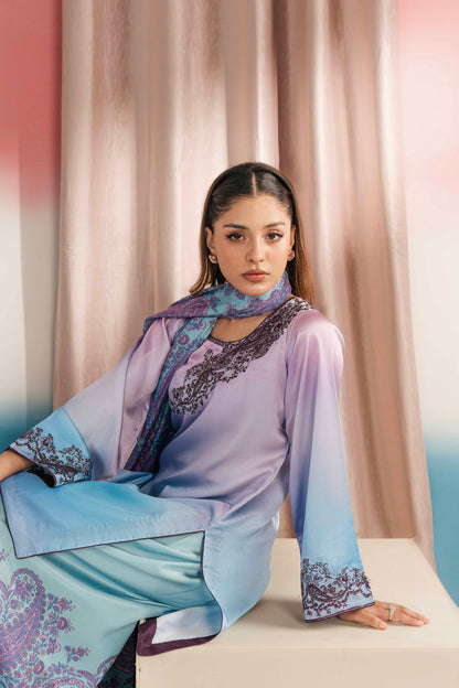 Trendy embroidered dress for ladies in vibrant colors

