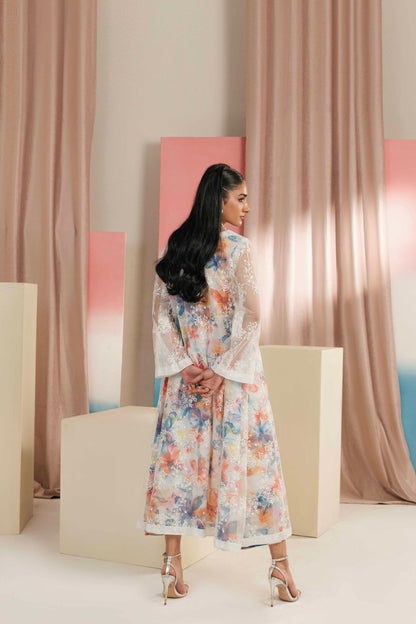 Beautiful embroidered long dress for women

